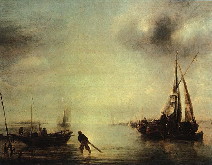 Becalmed, Jan van de Cappelle